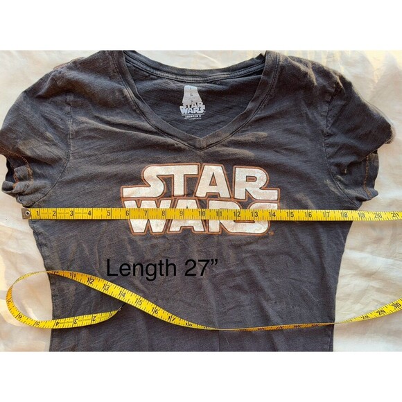 Star Wars glitter tee number 77 on back size large - Picture 7 of 7